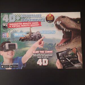 Re Trak Utopia 360 Virtual Reality Headset & 4D+ Dinosaur Experience Flashcards